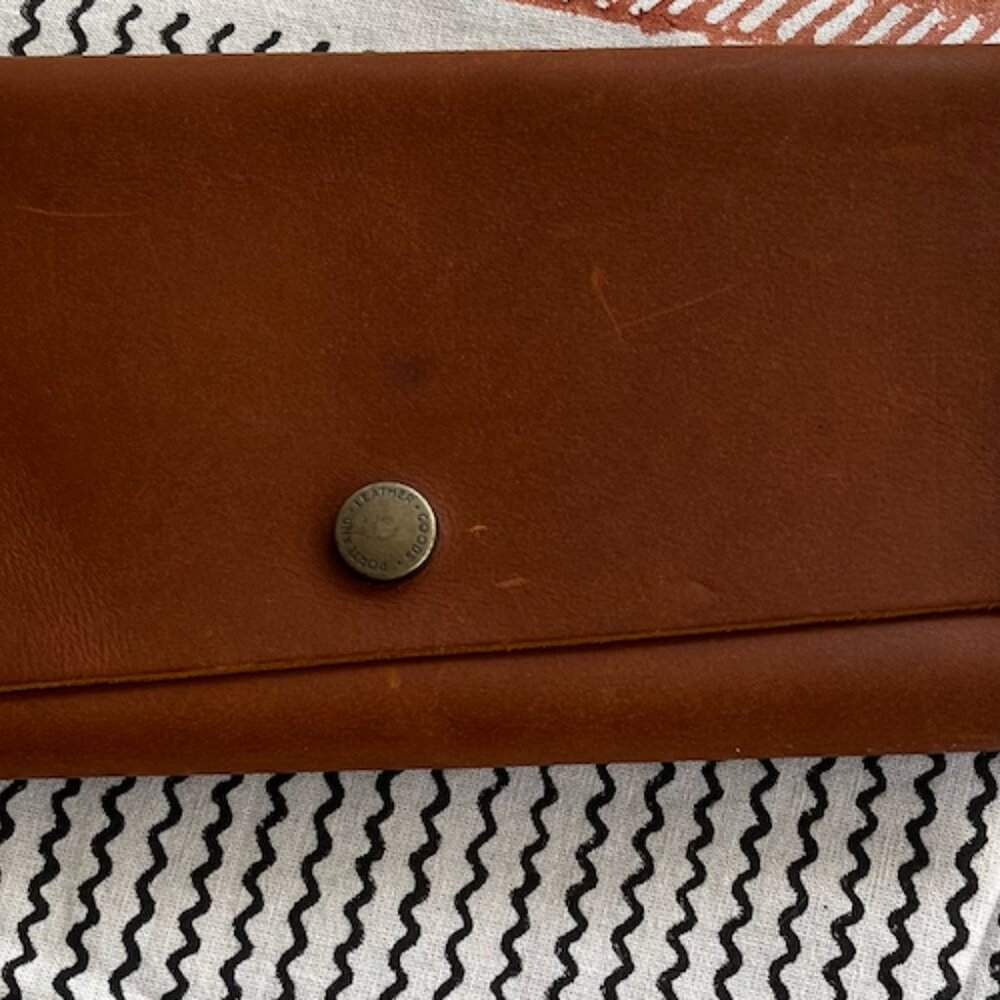 Portland leather rancher wallet